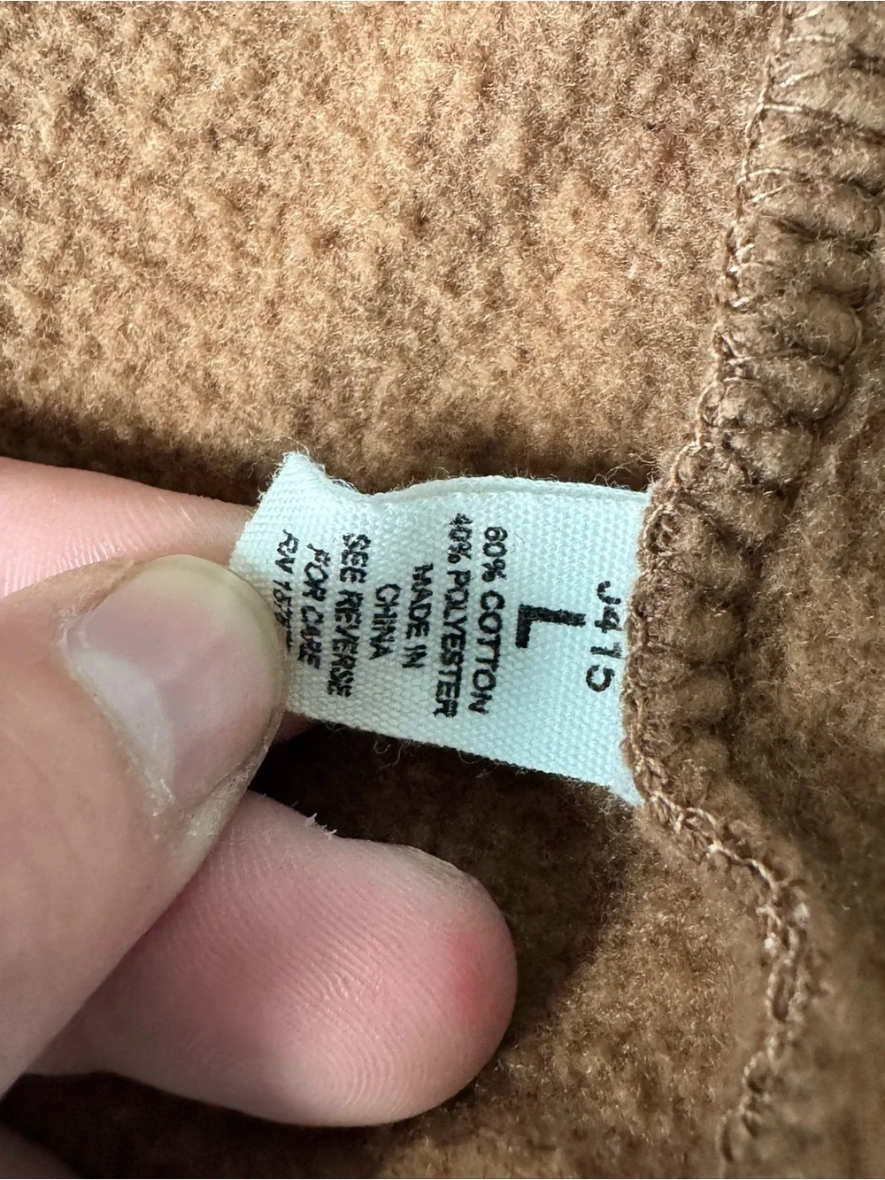 Reflex Cozy Brown Fleece-Lined Hoodie